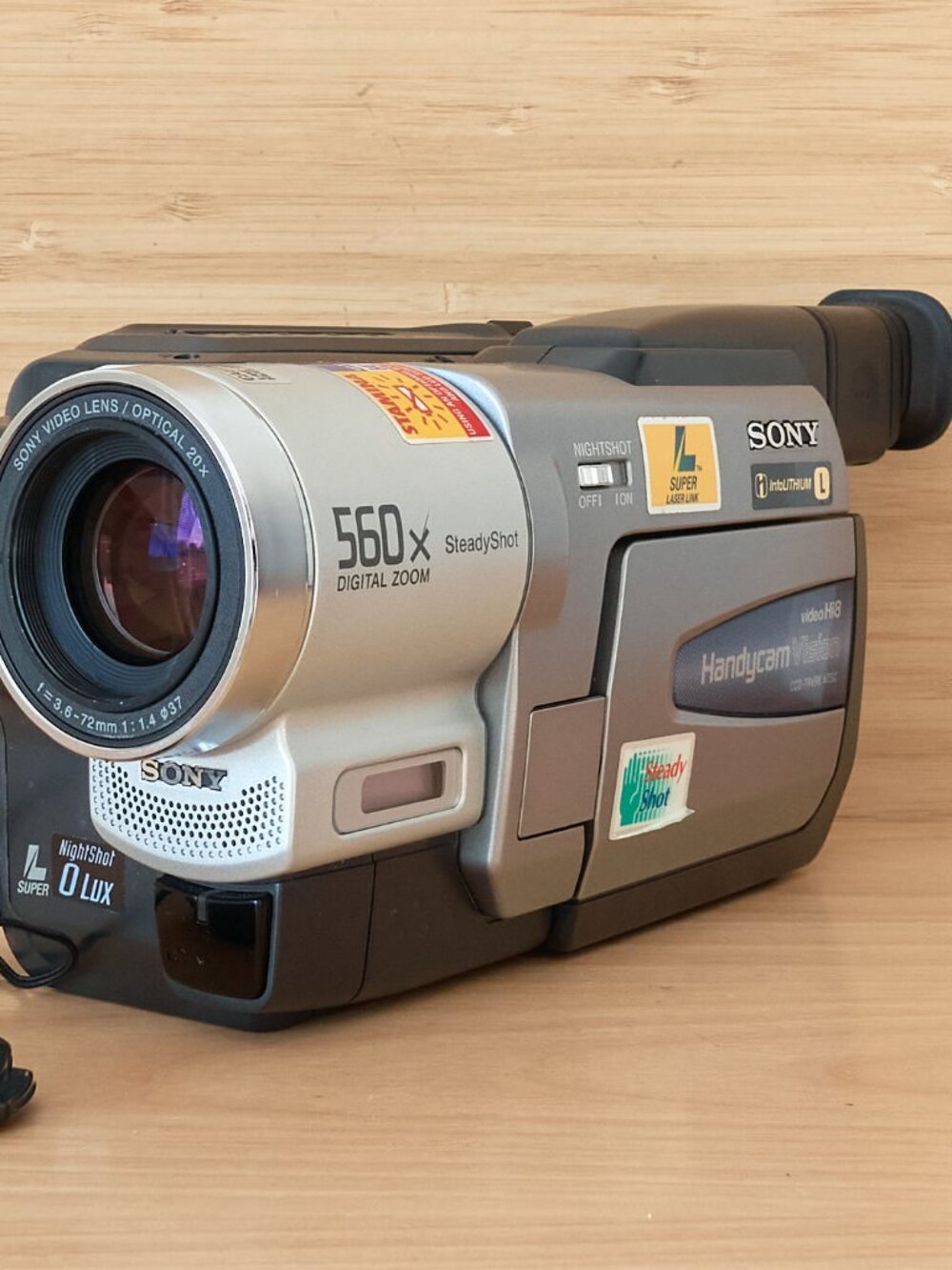 Sony Handycam Vision CCD-TRV98 Hi8 Video8 Camcorder Tested Made in Japan - Picture 3 of 10